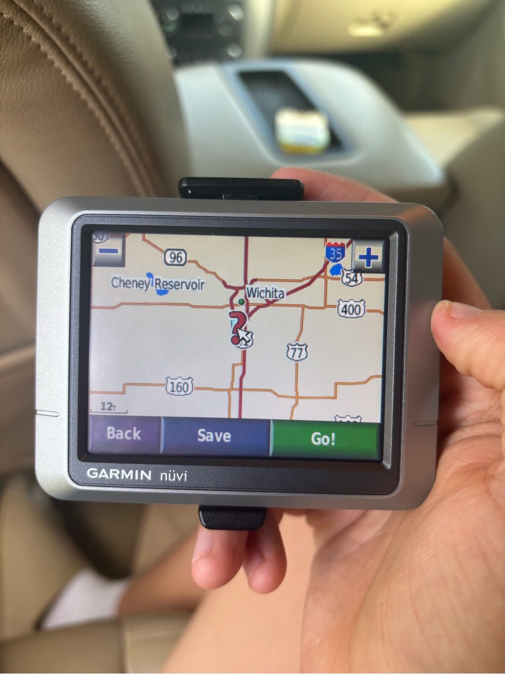 Garmin nüvi 200 GPS Navigation System w/ Carrying Case, Stand and Power Tested ✅